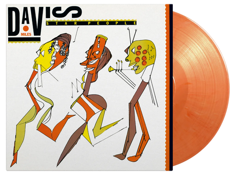 DAVIS,MILES – STAR PEOPLE (180 GRAM ORANGE & WHITE MARBLE) - LP •