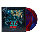 MANFREDINI,HARRY – FRIDAY THE 13TH PART III OST (LENTICULAR SLEEVE - METALLIC RED & BLUE SWIRL)- LP •