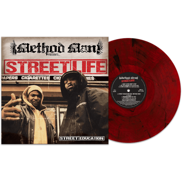STREET LIFE / METHOD MAN – STREET EDUCATION (RED MARBLE VINYL) - LP •