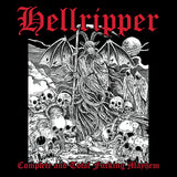 HELLRIPPER – COMPLETE & TOTAL FUCKING MAYHEM (WHITE VINYL) - LP •