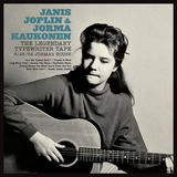 JOPLIN,JANIS / KAUKONEN,JORMA – LEGENDARY TYPEWRITER TAPE: 6/25/64 (RED SWIRL VINYL - INDIE EXCLUSIVE) - LP •