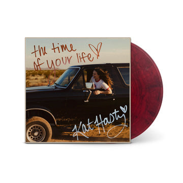 HASTY,KAT – TIME OF YOUR LIFE (MERLOT RED W/ BLACK SWIRL) - LP •