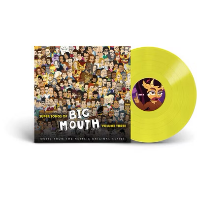 BIG MOUTH CAST – SUPER SONGS OF BIG MOUTH V.3 (YELLOW VINYL) - LP •