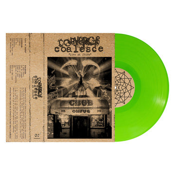 CONVERGE & COALESCE – LIVE AT CBGBS (LIME GREEN) - LP •