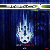 STATIC-X – PROJECT REGENERATION VOL. 1 (GREEN & BLUE SWIRL) - LP •