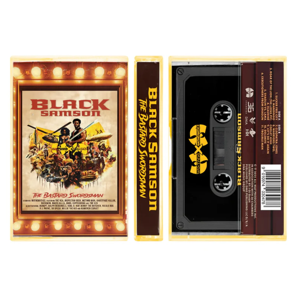 WU-TANG CLAN & DJ MATHEMATICS – BLACK SAMSON THE BASTARD SWORDSMAN - TAPE •