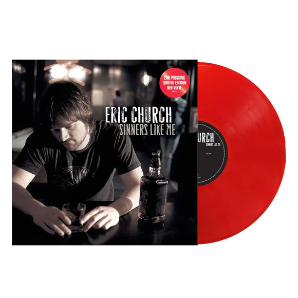 CHURCH,ERIC – SINNERS LIKE ME (RED VINYL) - LP •