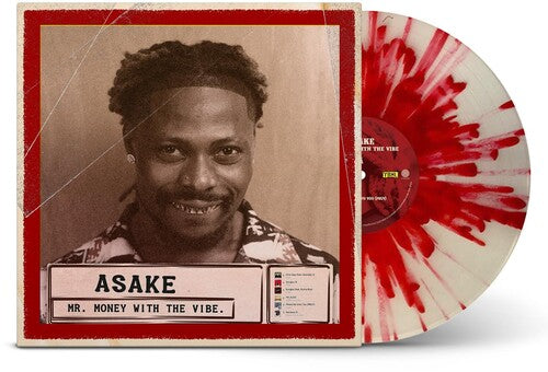 ASAKE – MR. MONEY WITH THE VIBE (BONE WITH RED SPLATTER) - LP •