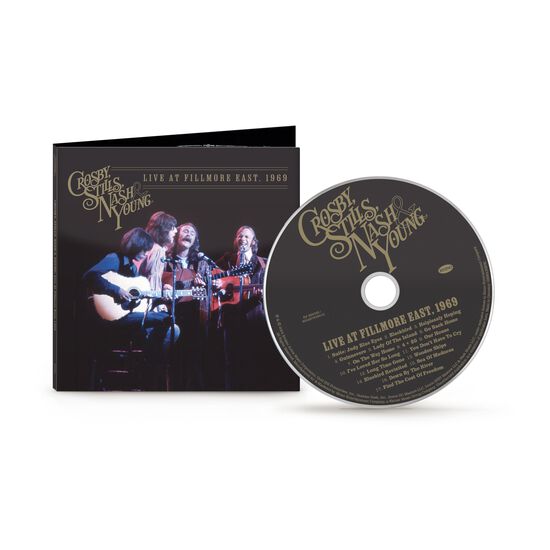 CROSBY STILLS NASH & YOUNG – LIVE AT FILLMORE EAST, 1969 - CD •