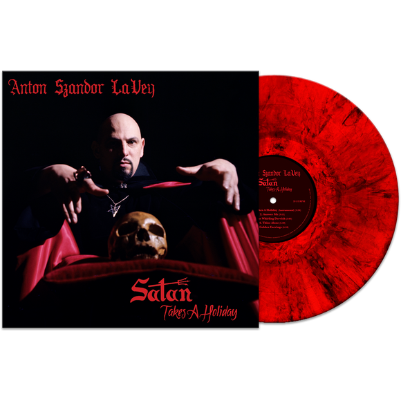 LAVEY,ANTON – SATAN TAKES A HOLIDAY (RED MARBLE) - LP •