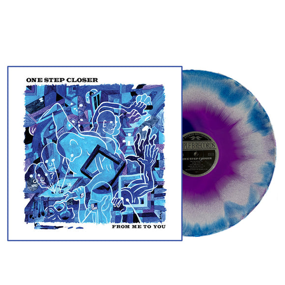 ONE STEP CLOSER – FROM ME TO YOU (BLUE JAY / WHITE / NEON VIOLET 3 COLOR.A SIDE B SIDE) - LP •