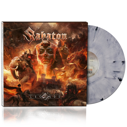 SABATON – LEGENDS (TEMPLARS EDITION)(INDIE EXCLUSIVE WHITE MARBLED VINYL) - LP •