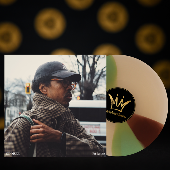ODDISEE – EN ROUTE (INDIE EXCLUSIVE HOUNDSTOOTH BROWN & GREEN) - LP •