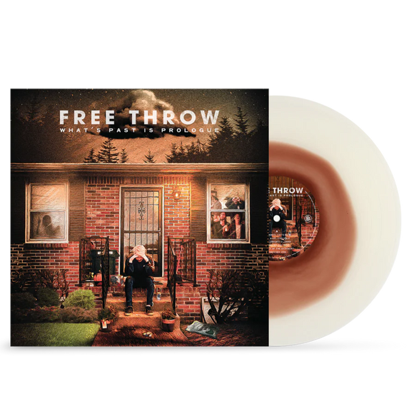 FREE THROW – WHAT'S PAST IS PROLOGUE (CLOUDY CLEAR IN BROWN VINYL) - LP •