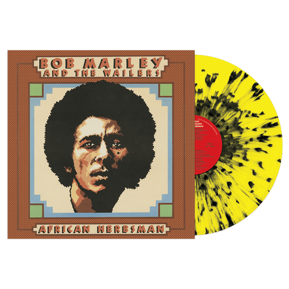 MARLEY,BOB & THE WAILERS – AFRICAN HERBSMAN (YELLOW/BLACK SPLATTER) - LP •