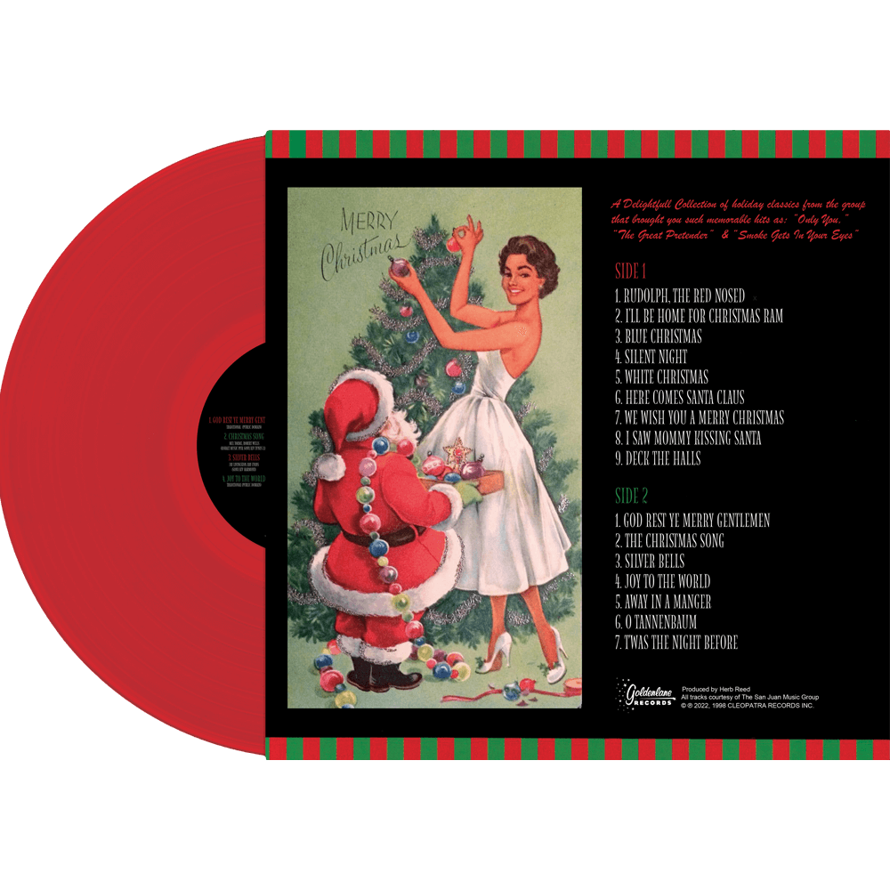 PLATTERS CLASSIC CHRISTMAS - RED (COLV) LP – Lunchbox Records