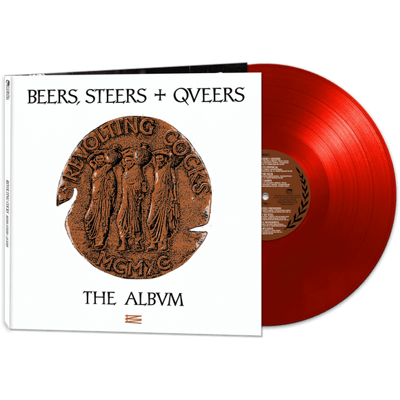 REVOLTING COCKS – BEERS STEERS & QUEERS (RED VINYL) - LP •