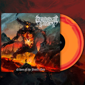 TERMINAL NATION – ECHOES OF THE DEVIL'S DEN (RED / ORANGE MERGE) - LP •