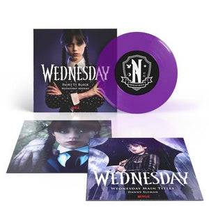 WEDNESDAY ADDAMS – WEDNESDAY - PAINT IT BLACK (PURPLE VINYL) - 7" •