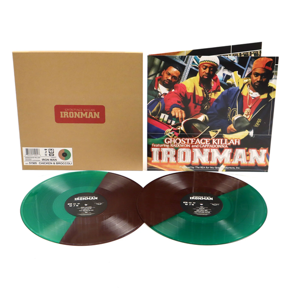 GHOSTFACE KILLAH – IRONMAN (CHICKEN & BROCCOLI COLORED VINYL) - LP •