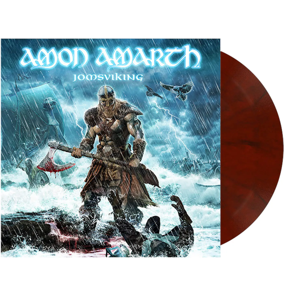 AMON AMARTH – JOMSVIKING (RUBY RED MARBLED) - LP •