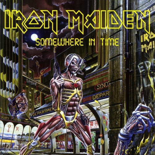 IRON MAIDEN Somewhere in Time レコード IRON MAIDEN SOMEWHERE IN TIME LP – Lunchbox Records