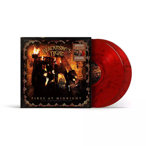 BLACKMORE'S NIGHT – FIRES AT MIDNIGHT (RED/BLACK MARBLED) - LP •