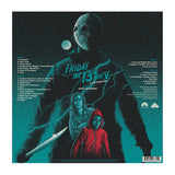 MANFREDINI,HARRY – FRIDAY THE 13TH V-NEW BEGINNING (IMPOSTER JASON & CRYSTAL LAKE TRI-COLOR SPLIT W/ SPLATTER) - LP •