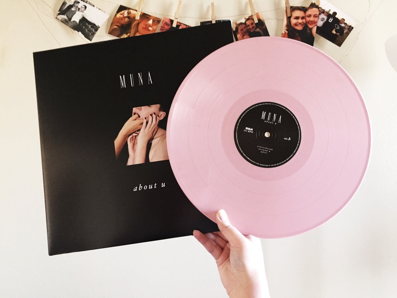 Muna About outlet U Opaque Pink Vinyl LP Record Limited Edition