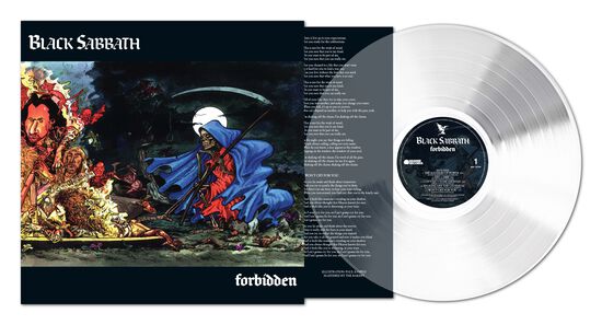 BLACK SABBATH – FORBIDDEN (2024 TONY IOMMI REMIX - CLEAR VINYL) - LP •