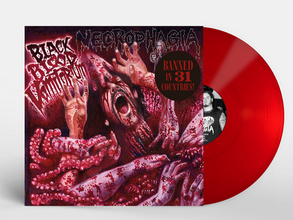 NECROPHAGIA – BLACK BLOOD VOMITORIUM (RED VINYL) - LP •