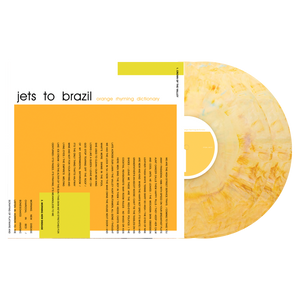 JETS TO BRAZIL – ORANGE RHYMING DICTIONARY (WHITE W/ORANGE & BROWN) - LP •