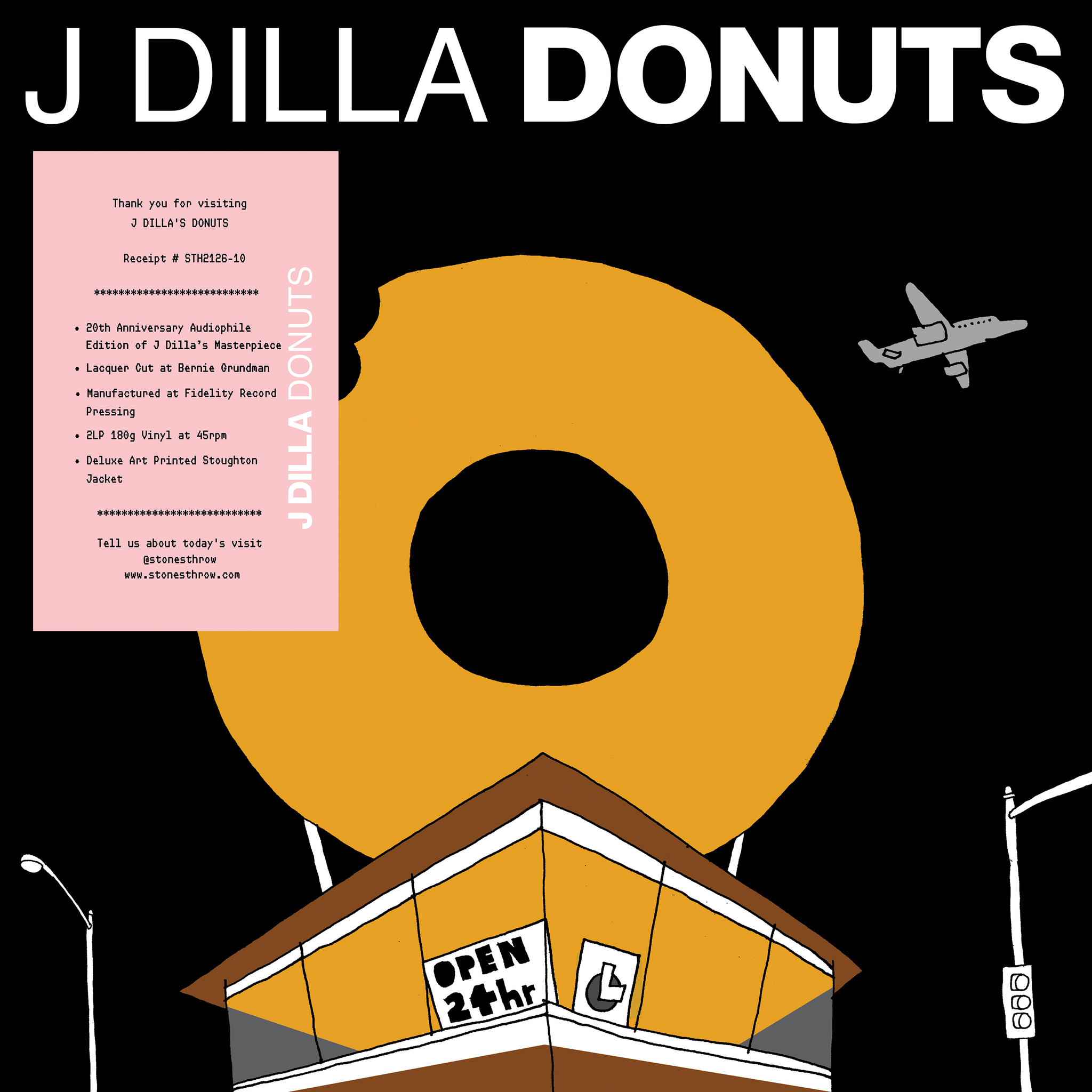 J DILLA DONUTS (20TH ANNIVERSARY AUDIO LP – Lunchbox Records