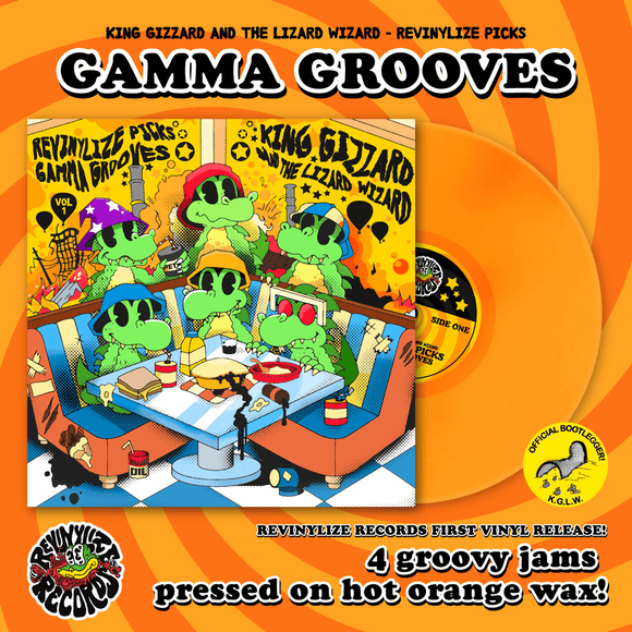 KING GIZZARD & THE LIZARD WIZARD GAMMA GROOVES VOL. 1 (ORANGE) LP
