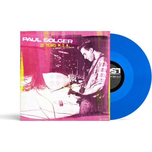 SOLGER,PAUL PAUL SOLGER (BLUE VINYL) LP – Lunchbox Records
