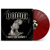 DOWN – OVER THE UNDER (RED BLACK MARBLED) - LP •