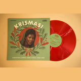 KRISMASI: VARIOUS – CHRISTMAS SONGS FROM AFRICA 1968-1982 (WHITE ON RED INKPLOSION) - LP •