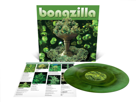 BONGZILLA – STASH (CANDYLAND MARBLE  MINT GREEN & SWAMP GREEN GALAXY EFFECT MERGE) - LP •