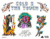 ANGEL DU$T – COLD 2 THE TOUCH (LUNCHBOX EXCLUSIVE RED/WHITE SWIRL WITH BONUS STICKER SHEET) - LP •