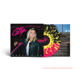 G FLIP – DREAM RIDE (INDIE EXCLUSIVE HALF PINK / HALF BLACK WITH YELLOW SPLATTER) - LP •
