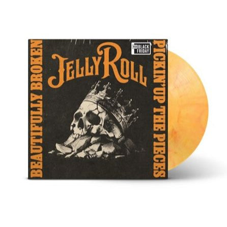 JELLY ROLL – BEAUTIFULLY BROKEN (PICKIN' UP THE PIECES) (TEQUILA SUNRISE VINYL) (RSD BLACK FRIDAY 2025) - LP •