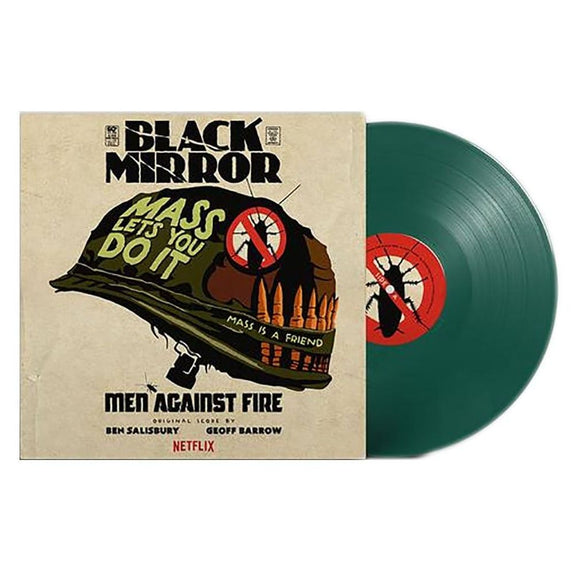 SALISBURY,BEN / & GEOFF BARROW – BLACK MIRROR: MEN AGAINST FIRE O.S.T. (ARMY GREEN VINYL) - LP •