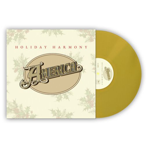 AMERICA – HOLIDAY HARMONY (GOLD VINYL) - LP •