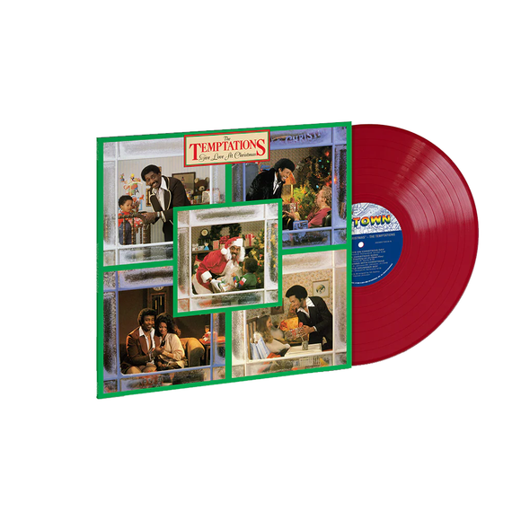 TEMPTATIONS – GIVE LOVE AT CHRISTMAS (APPLE RED VINYL) - LP •