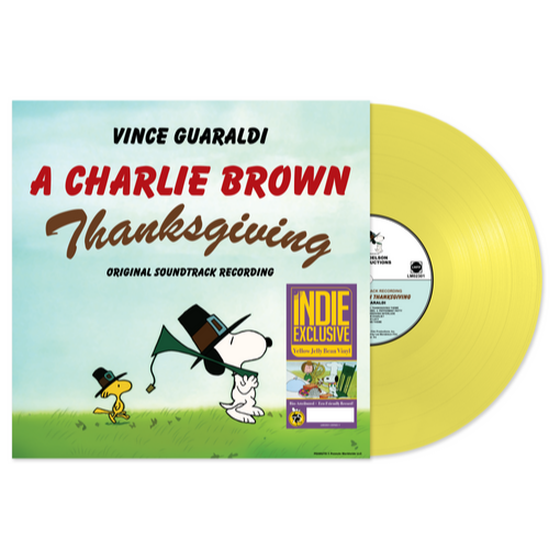 GUARALDI,VINCE – CHARLIE BROWN THANKSGIVING (RSD ESSENITAL YELLOW JELLY BEAN) - LP •