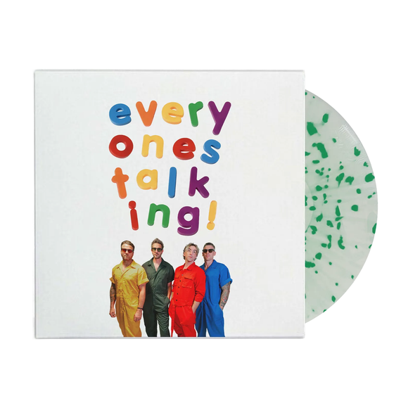 ALL TIME LOW – EVERYONE'S TALKING (INDIE EXCLUSIVE WHITE W/ GREEN SPLATTER) - LP •