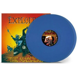 EXPLOITED – MASSACRE (SPECIAL EDITION - TRANSPARENT BLUE) - LP •