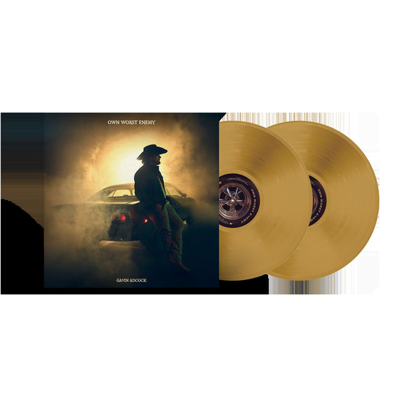 ADCOCK,GAVIN – OWN WORST ENEMY (GOLD VINYL) - LP •