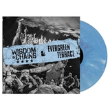 WISDOM IN CHAINS / EVERGREEN TERRACE – SPLIT (BABY BLUE VINYL LTD TO 350) - LP •