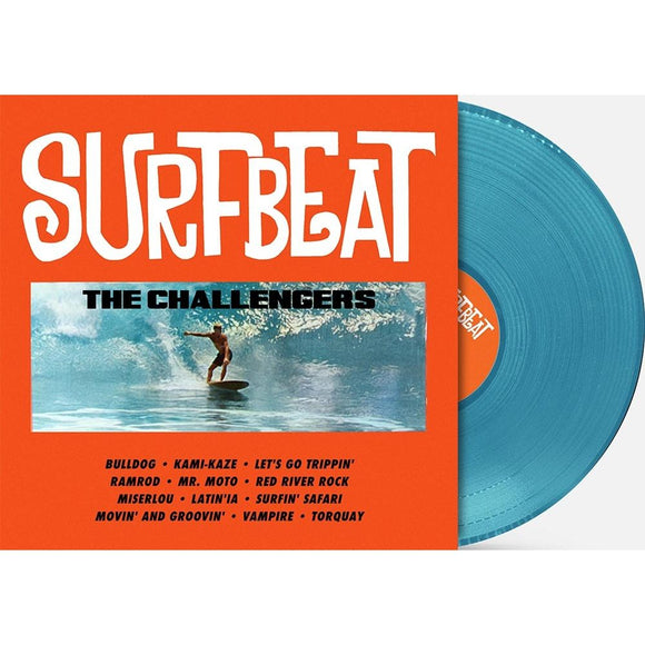 CHALLENGERS – SURFBEAT (INDIE EXCLUSIVE SEA GLASS BLUE RSD ESSENTIAL) - LP •